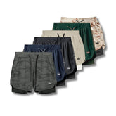 Short Masculino de Compressão DryFit™ Short de Compressão Dryfit A minha loja Militar Cinza P 