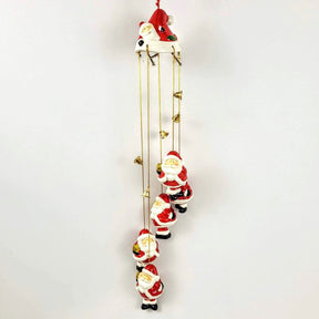 Sino Dos Ventos Natalino - 5 Papai Noel Enfeite De Natal UNISSEX - DECORAÇAO - SINO DE NATAL 1 Dm Stores 