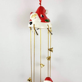 Sino Dos Ventos Natalino - 5 Papai Noel Enfeite De Natal UNISSEX - DECORAÇAO - SINO DE NATAL 1 Dm Stores 