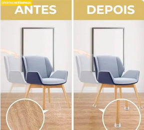 Tampa Para Pernas de Moveis - PéFlex Casa (Protetor de pé de cadeira 1) Dm Stores 