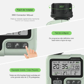 Temporizador de Água Inteligente para Jardim AquaTimer Pro Temporizador de Água Inteligente para Jardim AquaTimer Pro A minha loja 