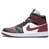 Tênis Air Jordan 1 Mid Dark Beetroot Tênis Air Jordan 1 Mid Dark Beetroot Dm Stores 34 