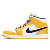 Tênis Air Jordan 1 Mid 'Lakers' Tênis Air Jordan 1 Mid 'Lakers' Dm Stores 34 