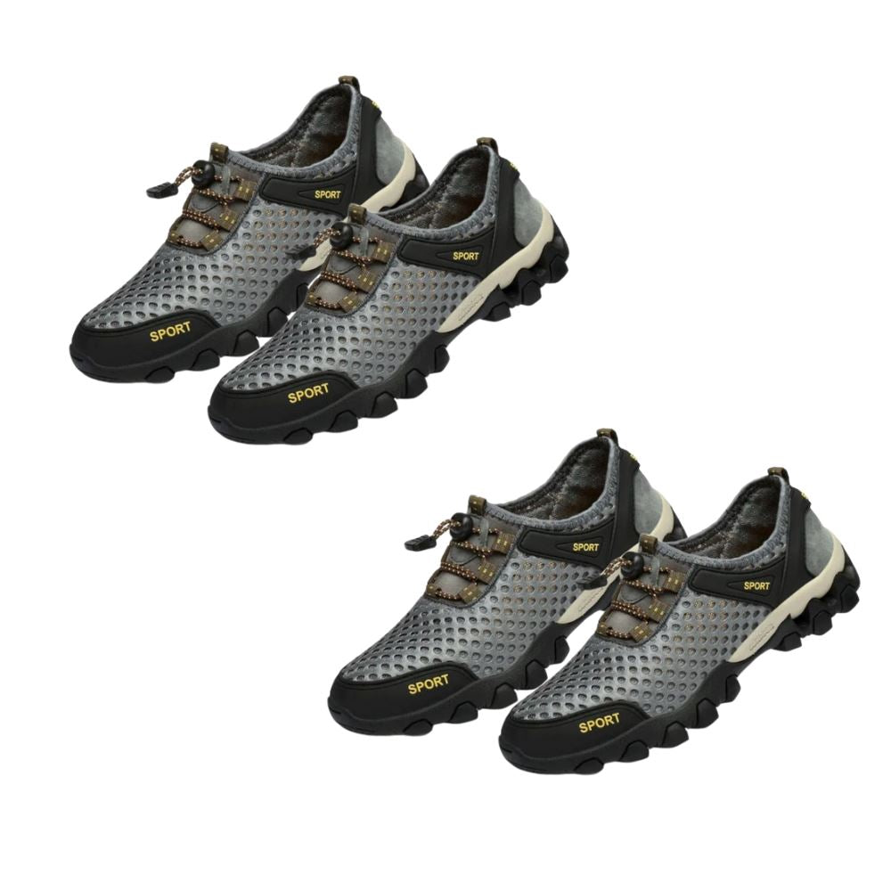Tênis Aquático Pesca Unissex [ Pague 1 Leve 2] UNISSEX - CALÇADOS - TENIS 1 Dm Stores Cinza + Cinza 36 
