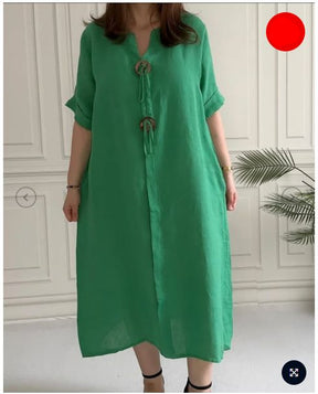 Vestido Marina - (COMPRE 1 E LEVE 2 ) + Bolsa (PRESENTE) FEMININO - ROUPAS - VESTIDO 3 Dm Stores Verde 