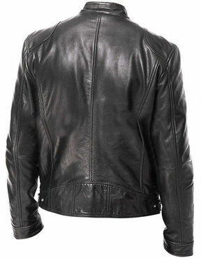 Jaqueta Masculina em Couro PU Estilo Sofisticado e Minimalista Roupas (Jaqueta Masculina 10) Dm Stores 