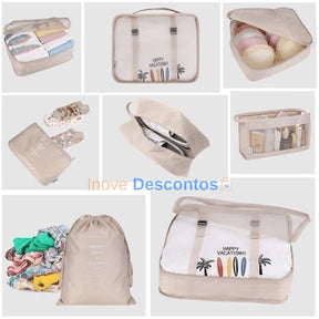 Kit de Bolsas Organizadoras à Prova D'Água - Compre 5 Leve 8 Joias & Acessórios (Bolsa 2) Dm Stores 