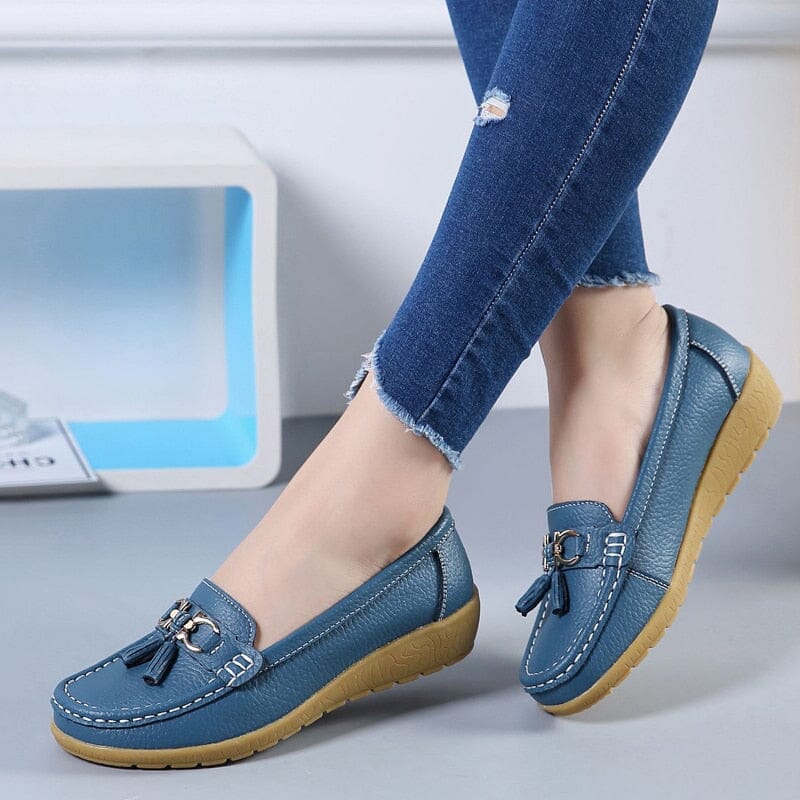 Sapato Ortopédico Monalise Calçados (Sapatilha Feminina 1) Dm Stores Azul Escuro 33 